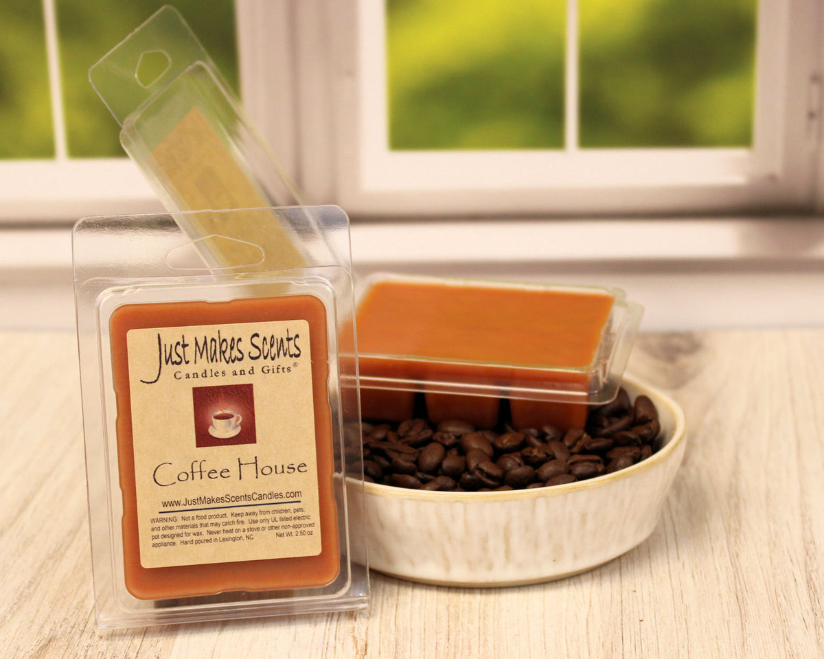 How to make coffee scented wax melts using coffee beans. These