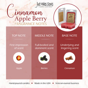 Cinnamon Apple Berry Scented Wax Melts