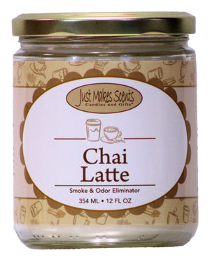 Chai Latte Scented Smoke & Odor Eliminator Candle - 12 oz