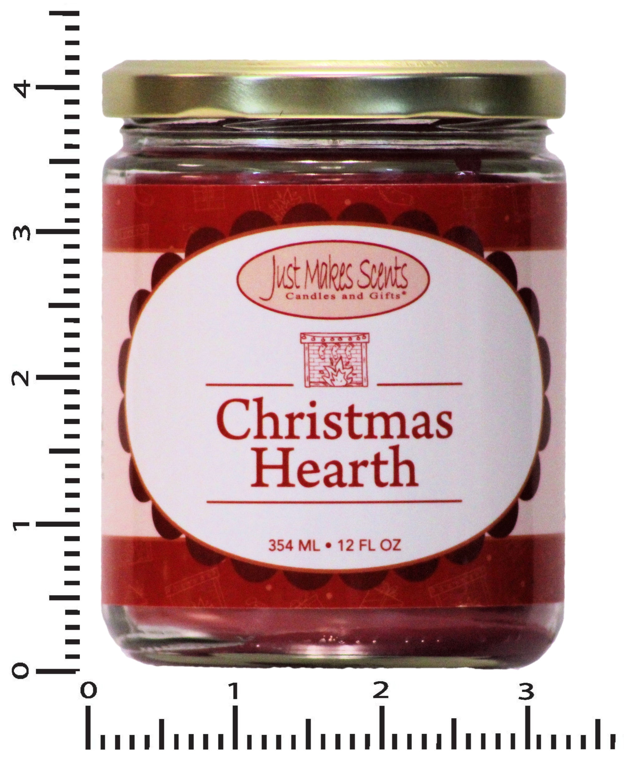 Christmas Hearth Scented Candle - 12 oz