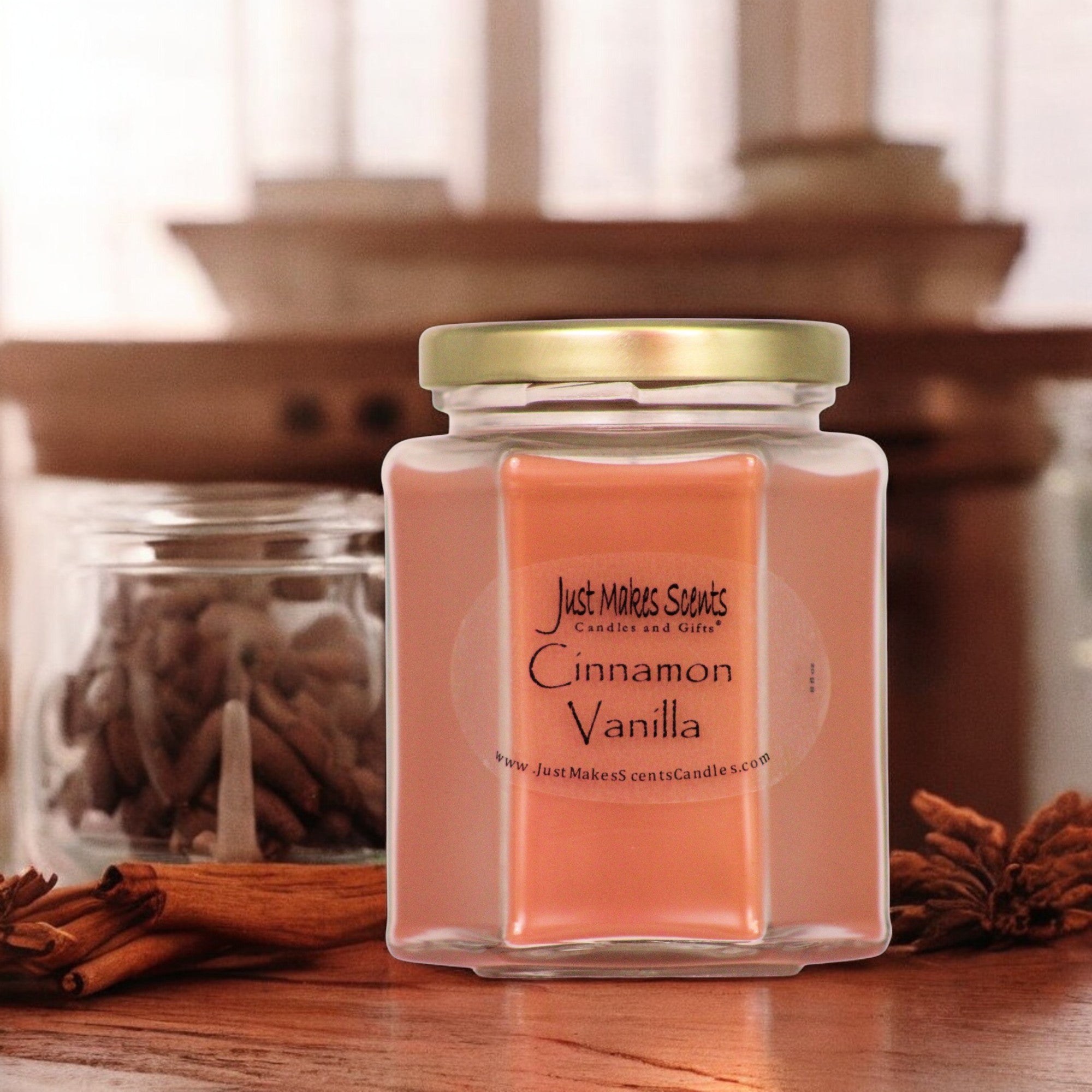 Cinnamon Vanilla Scented Candle