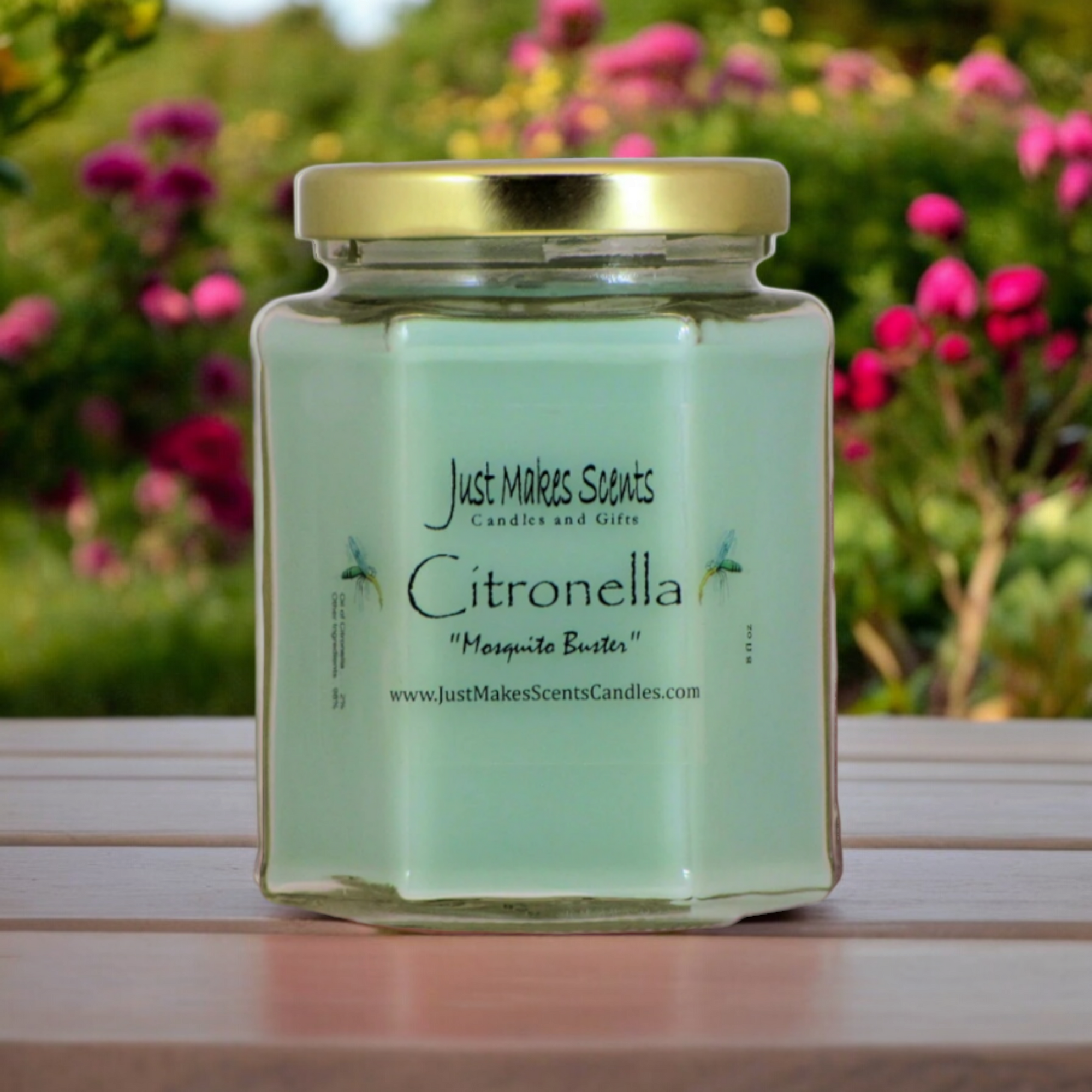 Citronella Mosquito Repelling Candle for Indoor Use