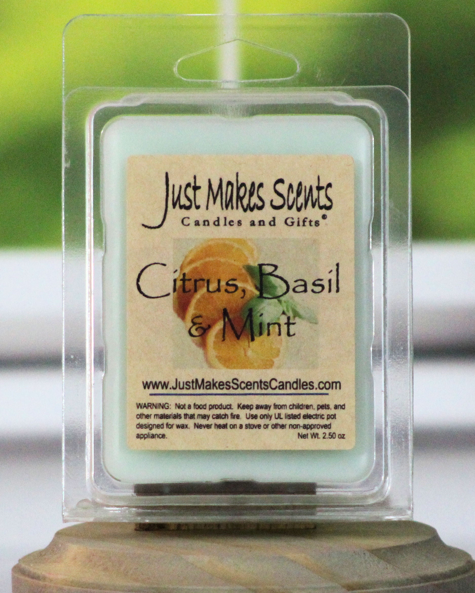 Citrus, Basil & Mint Scented Wax Melts