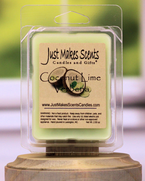 Coconut Lime Verbena Scented Wax Melts
