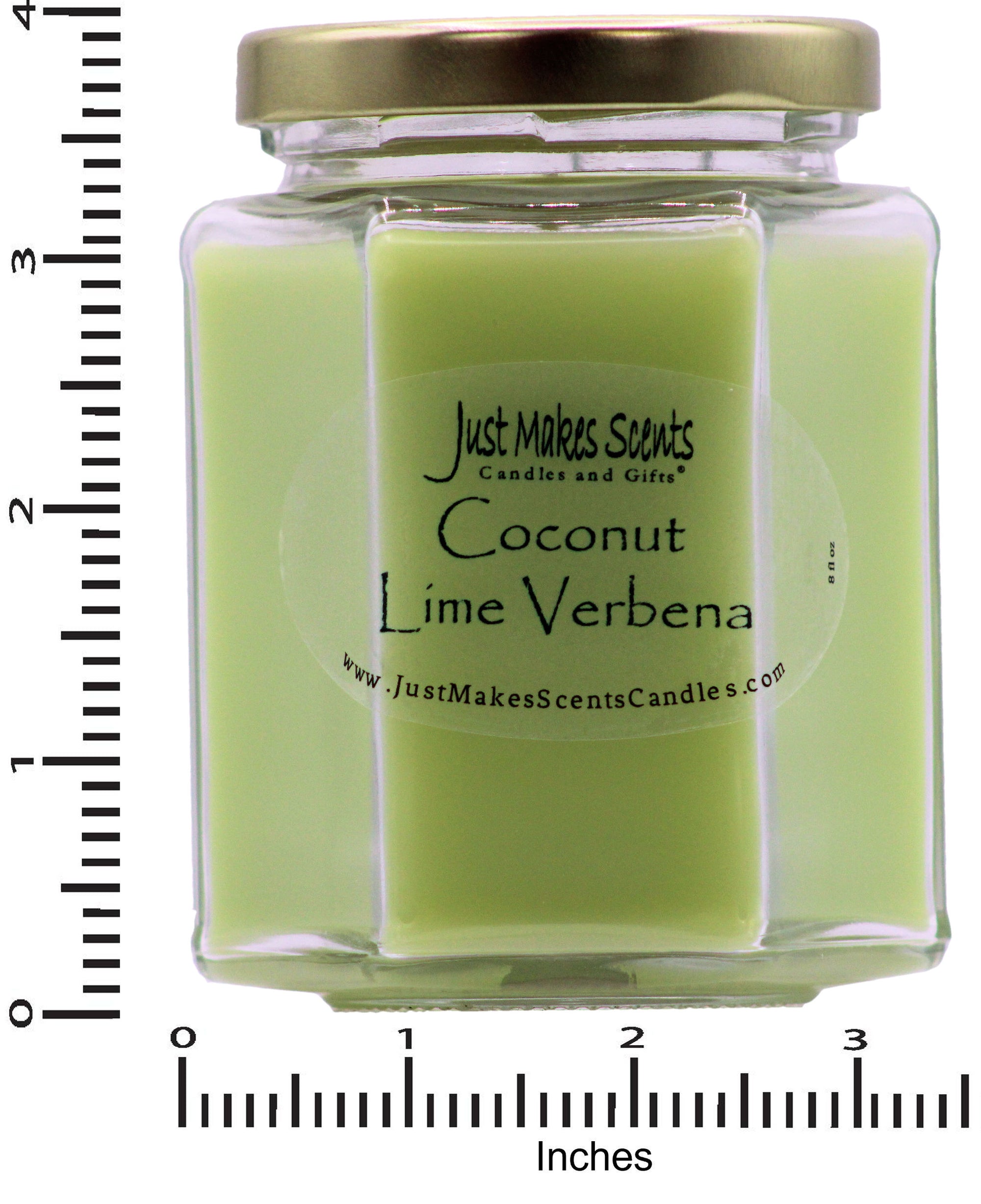 Coconut Lime Verbena Scented Candle