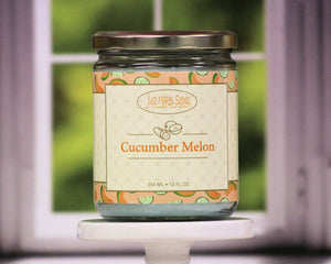 Cucumber Melon Scented Candles - 12 oz