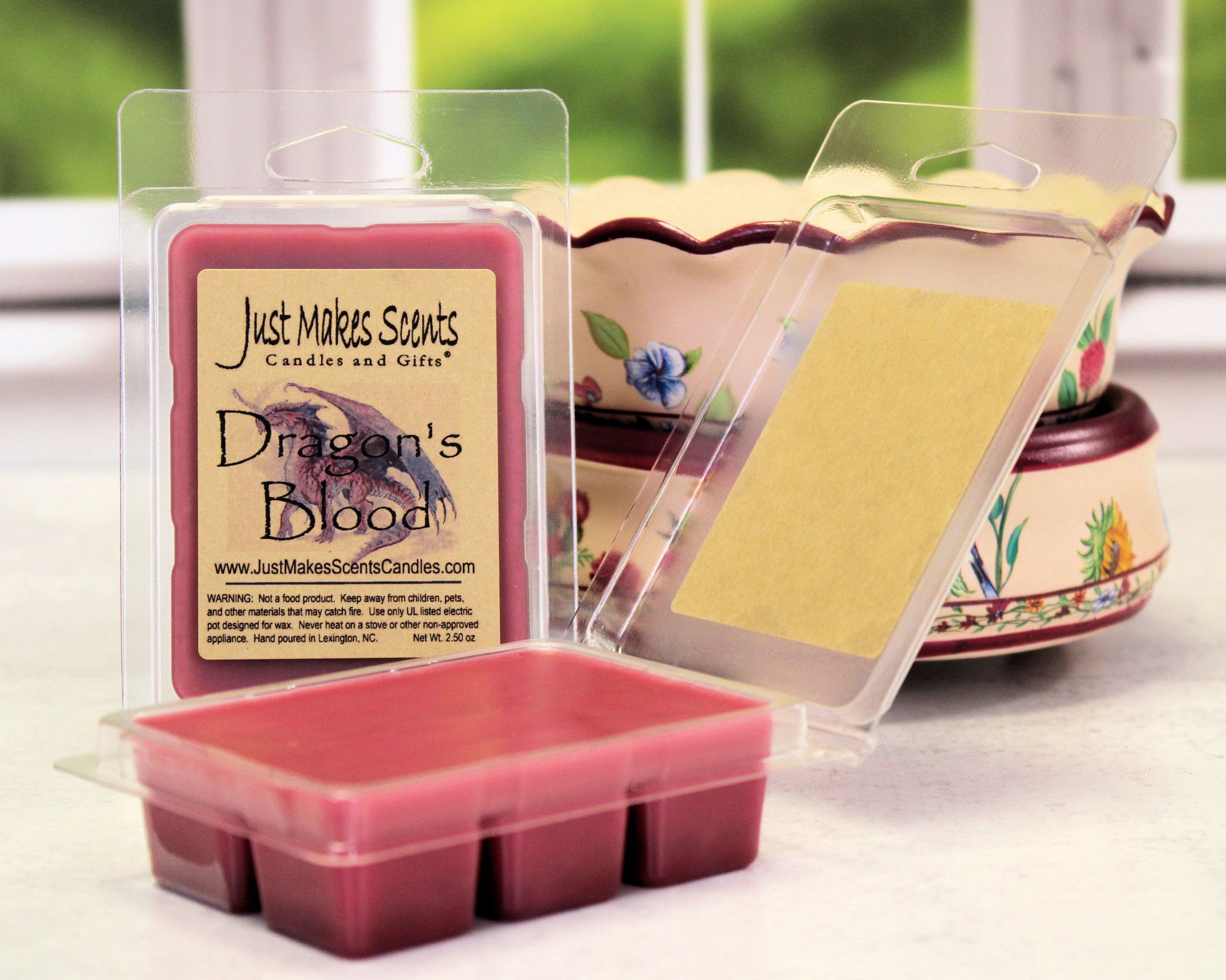 Dragon’s Blood Scented Wax Melt - Just Makes Scents Candles and Gifts