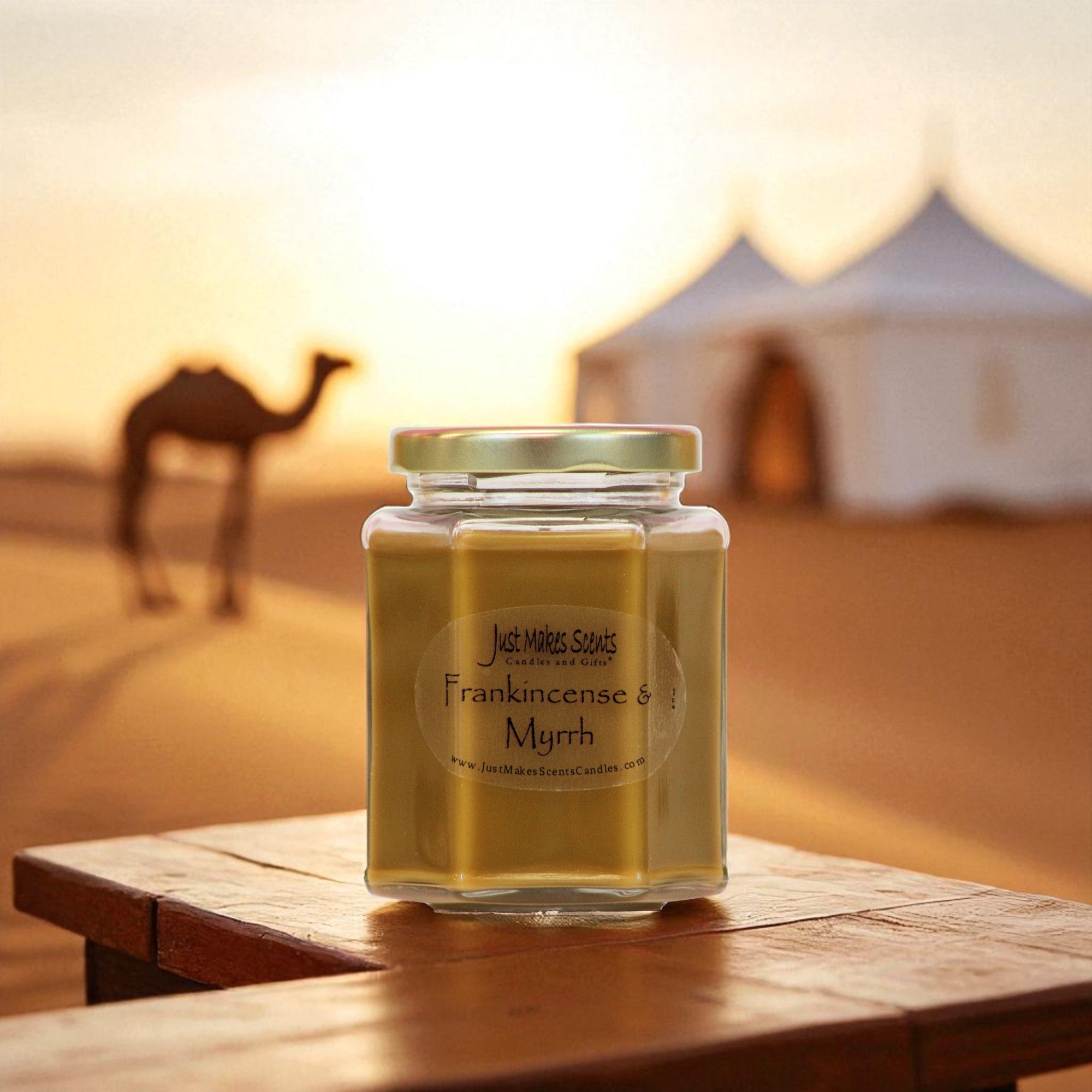 Frankincense & Myrrh Scented Candle - 8 oz