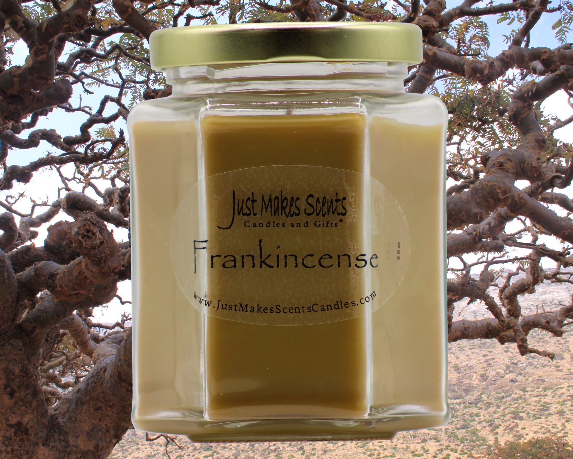 Frankincense Scented Candle - 8 oz