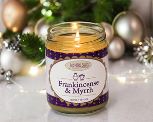 Frankincense & Myrrh Scented Candle - 12 oz