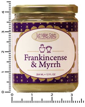 Frankincense & Myrrh Scented Candle - 12 oz