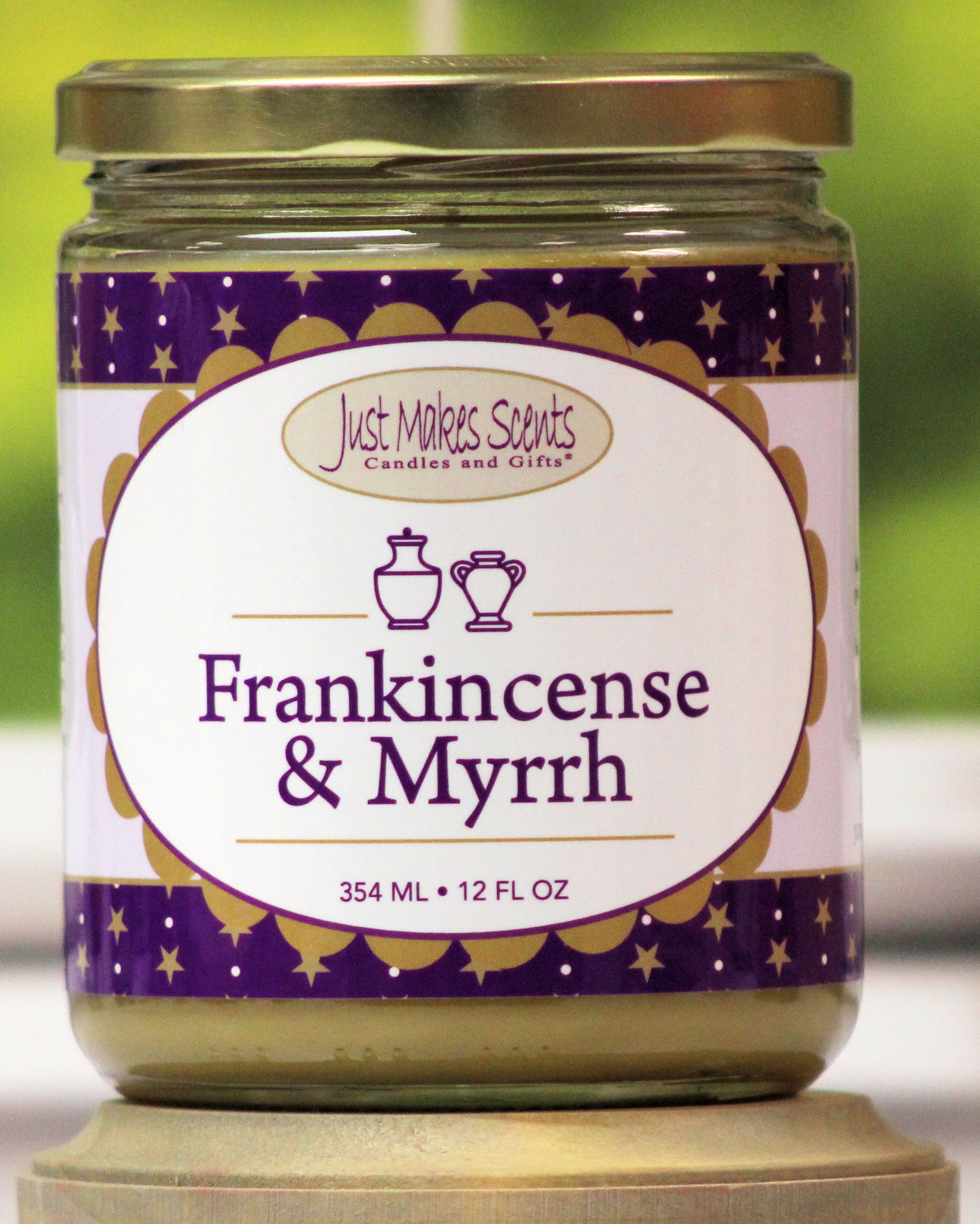 Frankincense & Myrrh Scented Candle - 12 oz