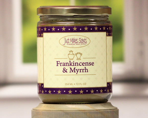 Frankincense & Myrrh Scented Candle - 12 oz