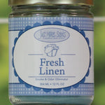 Fresh Linen Scented Smoke & Odor Eliminator Candle - 12 oz
