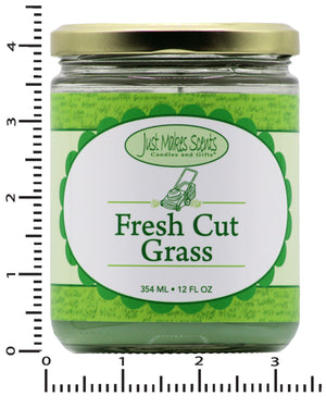 Fresh Cut Grass Scented Candle - 12 oz