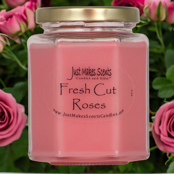 Fresh Cut Roses Scented Candle - 8 oz