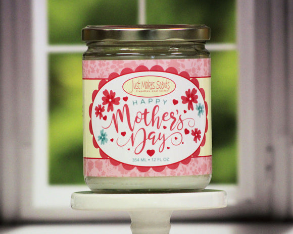 Happy Mother's Day Candle - Pink Label - 12 oz.