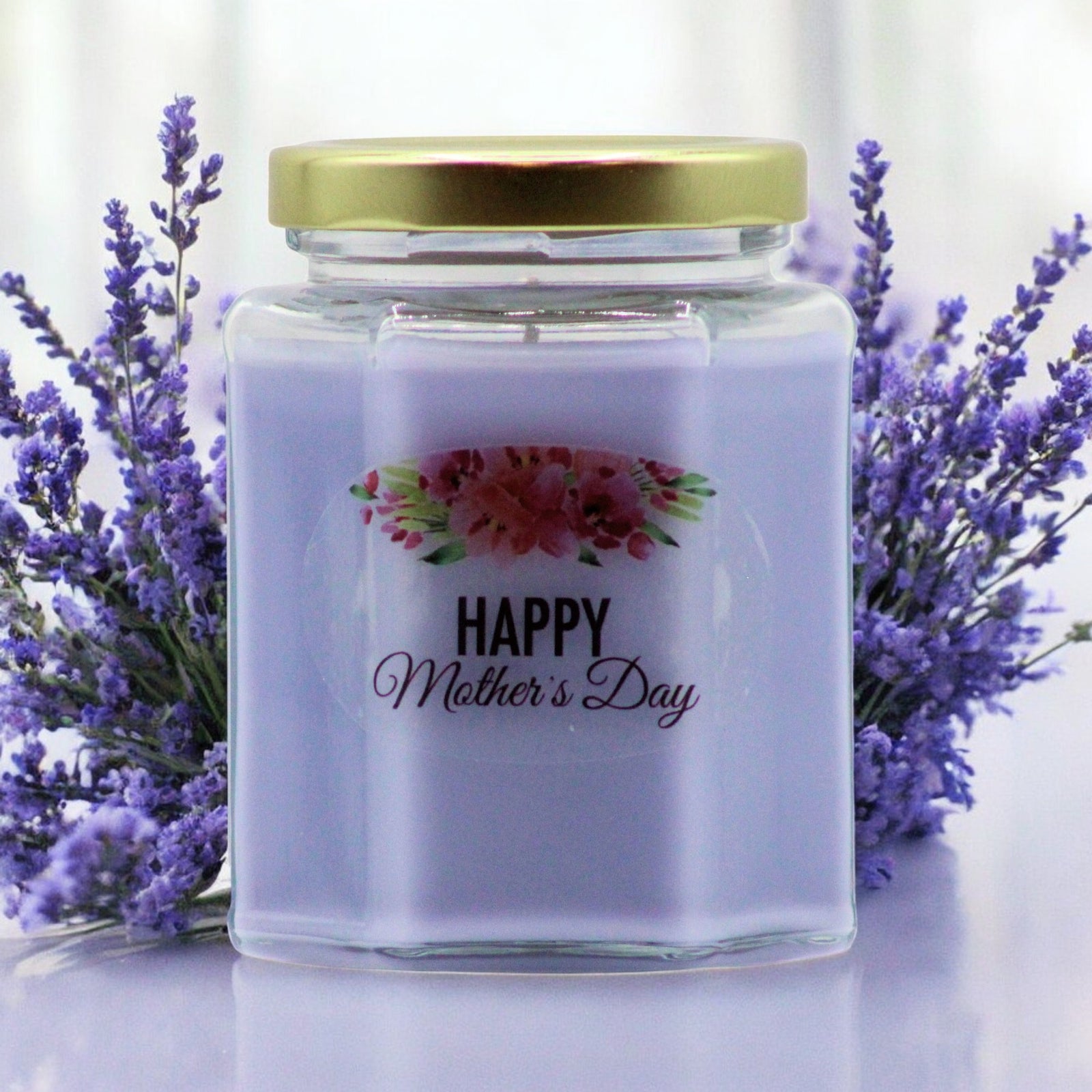 Mother's Day Lavender Candle