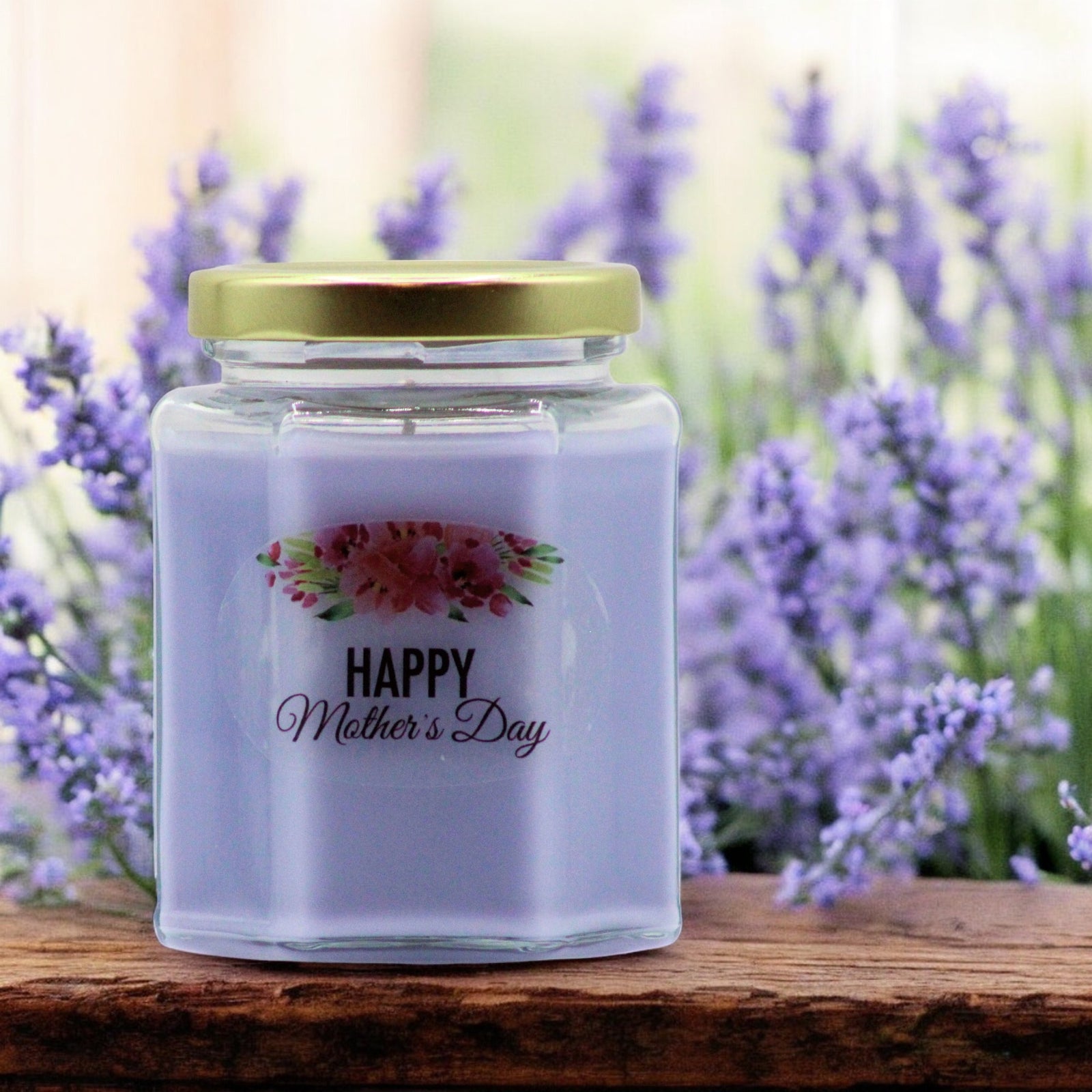 Mother's Day Lavender Candle