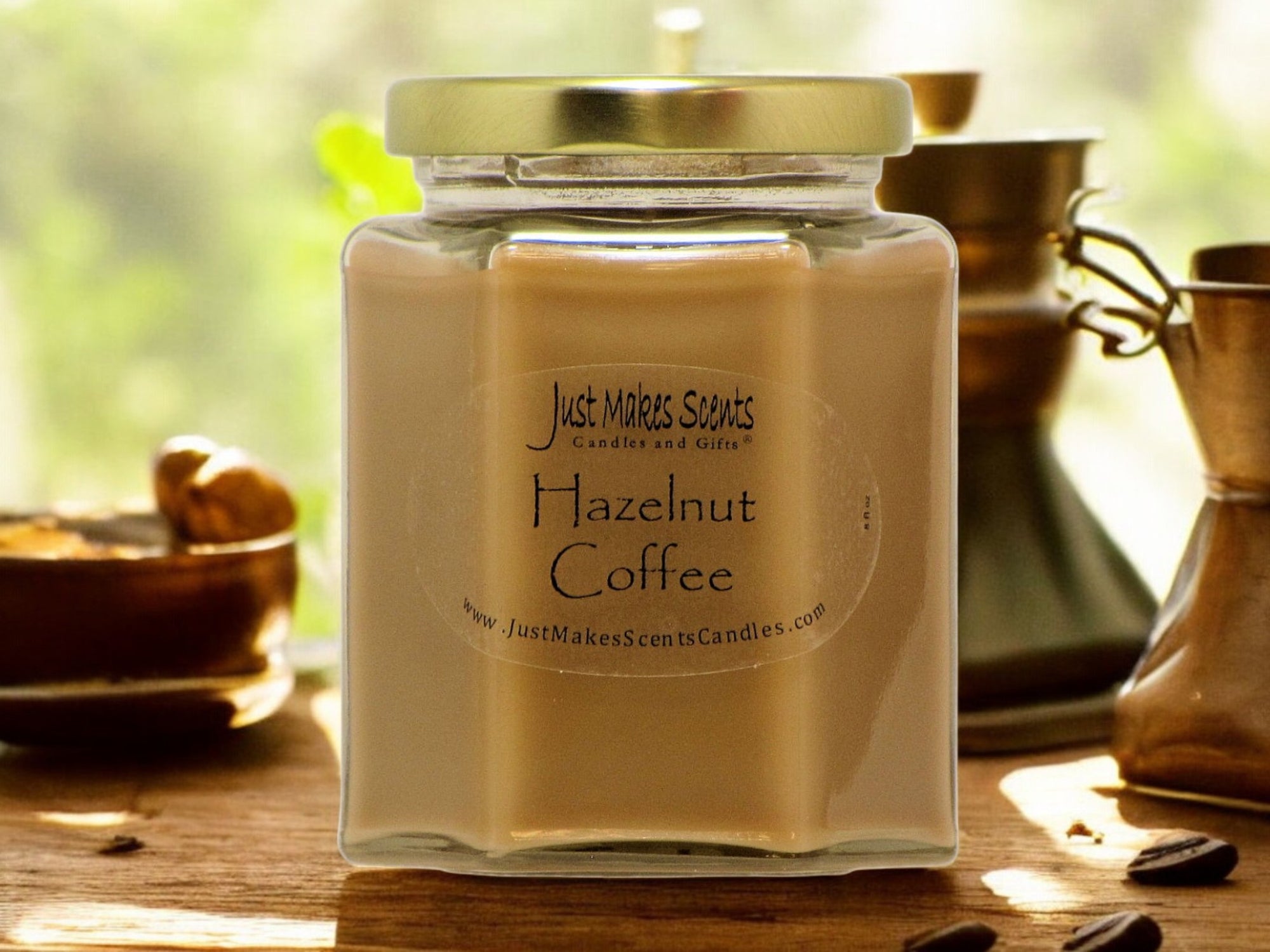 Hazelnut Coffee Scented Candle