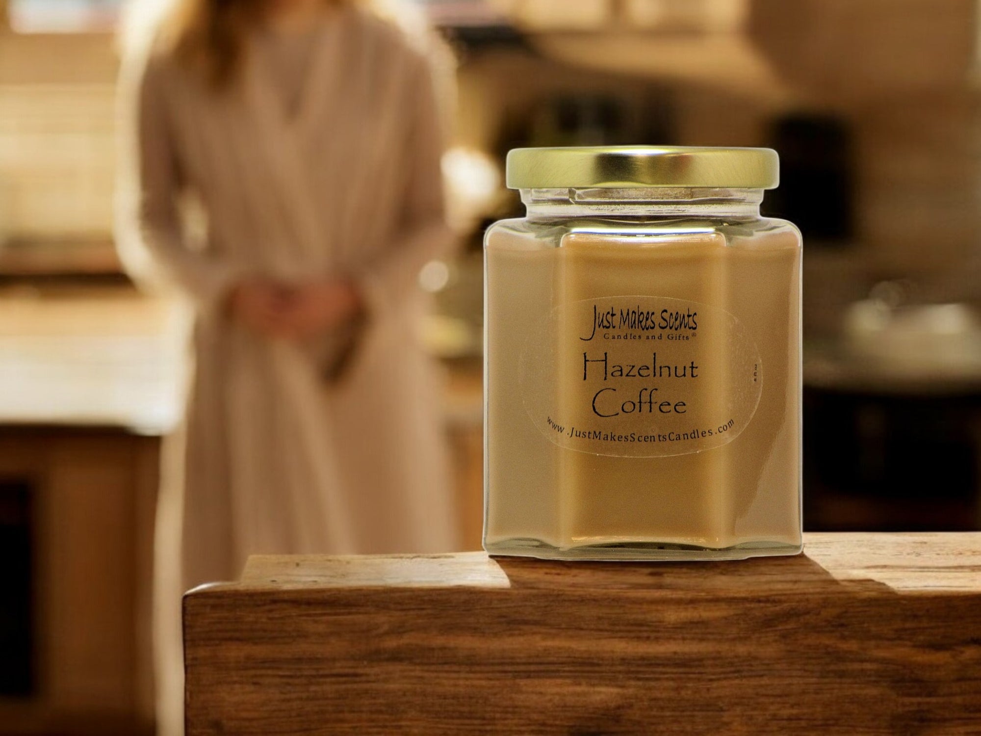 Hazelnut Coffee Scented Candle