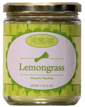 Lemongrass (Mosquito Repelling) Scented Candle - 12 oz