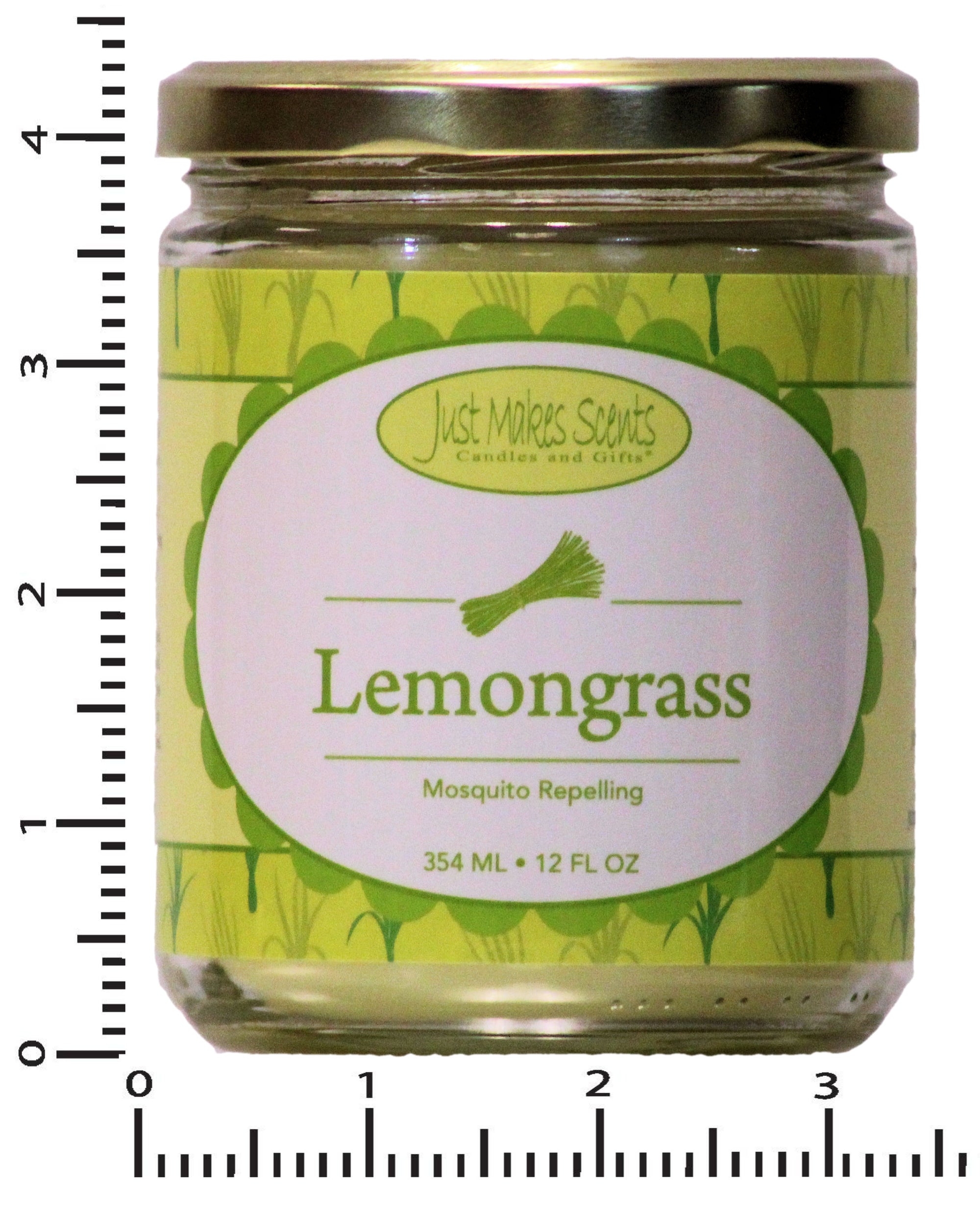 Lemongrass (Mosquito Repelling) Scented Candle - 12 oz