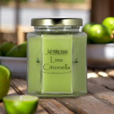 Lime Citronella Mosquito Repelling Candle (For INDOOR Use)