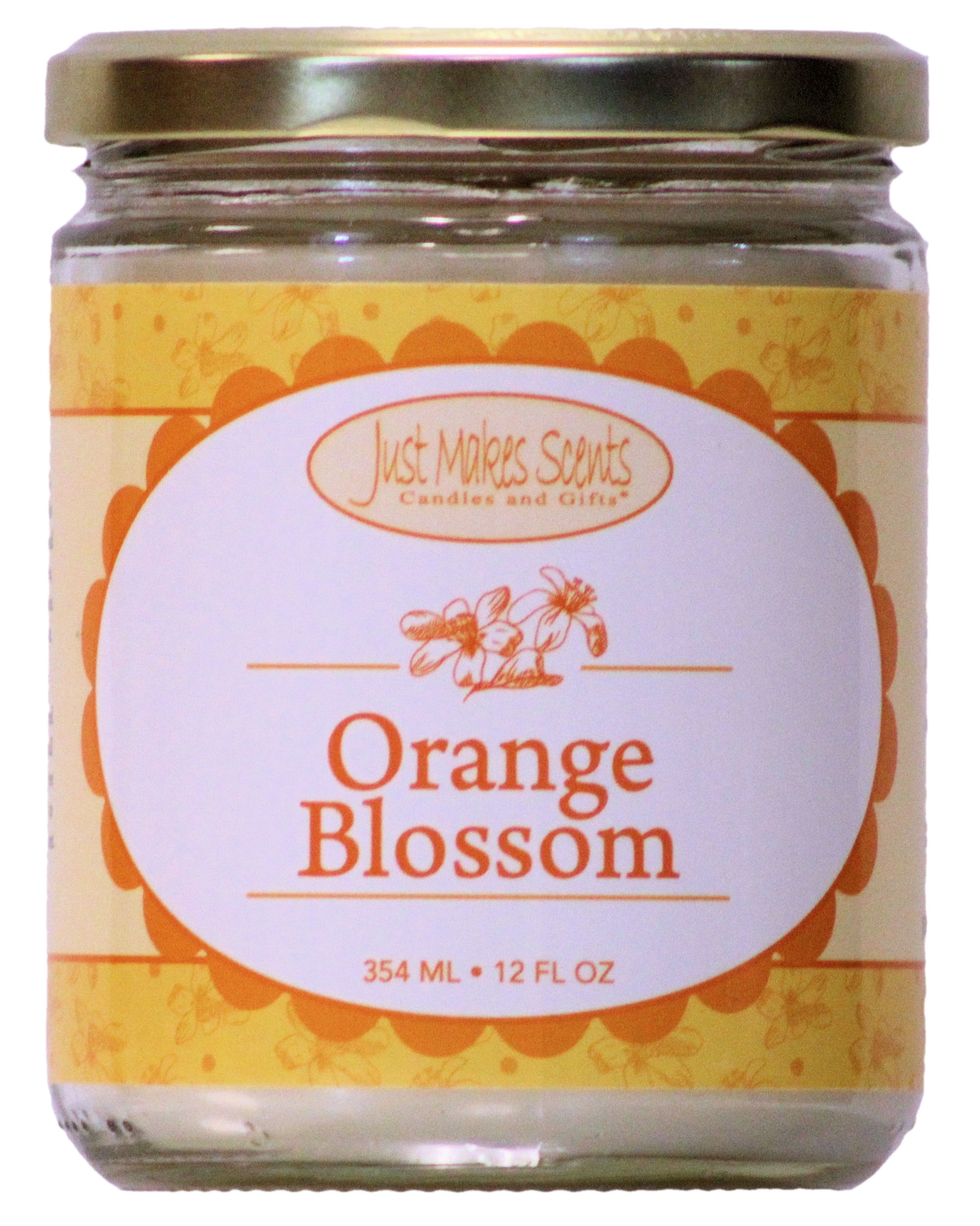 Orange Blossom Scented Candle - 12 oz