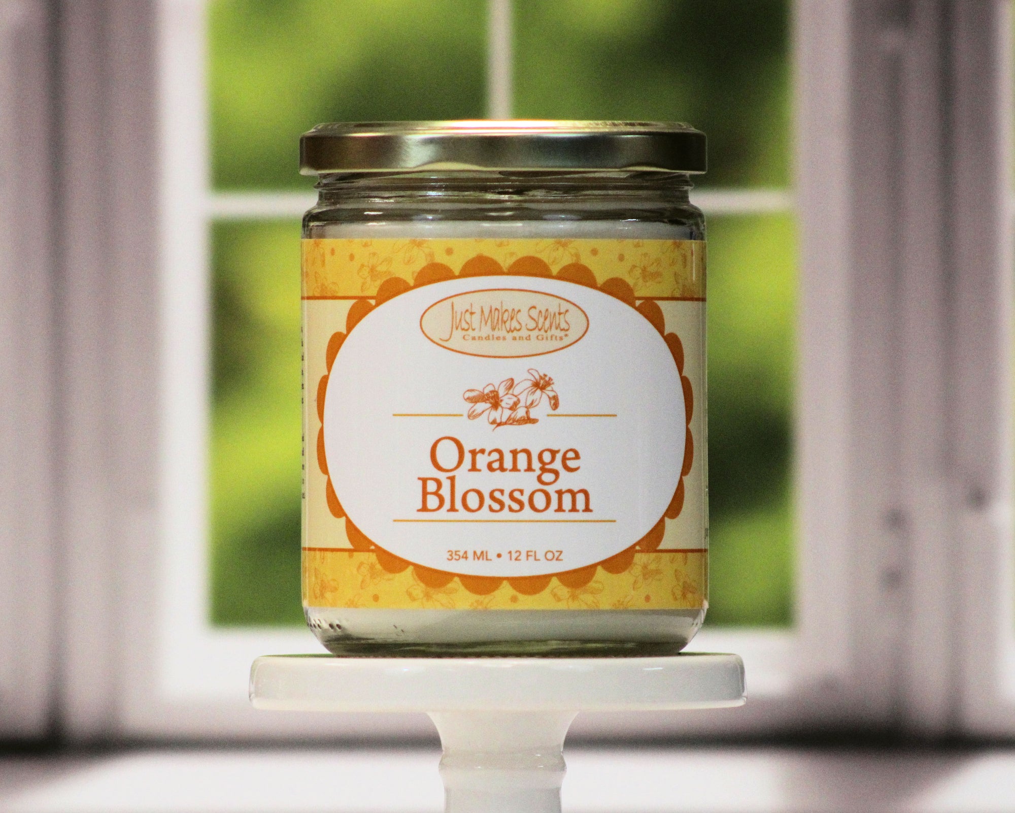 Orange Blossom Scented Candle - 12 oz