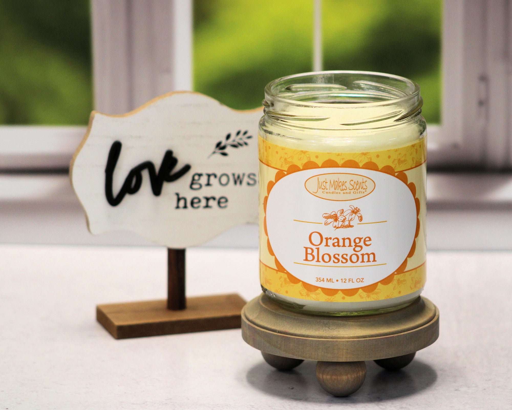 Orange Blossom Scented Candle - 12 oz