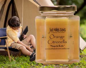 Orange Citronella Scented Candles for INDOOR Use