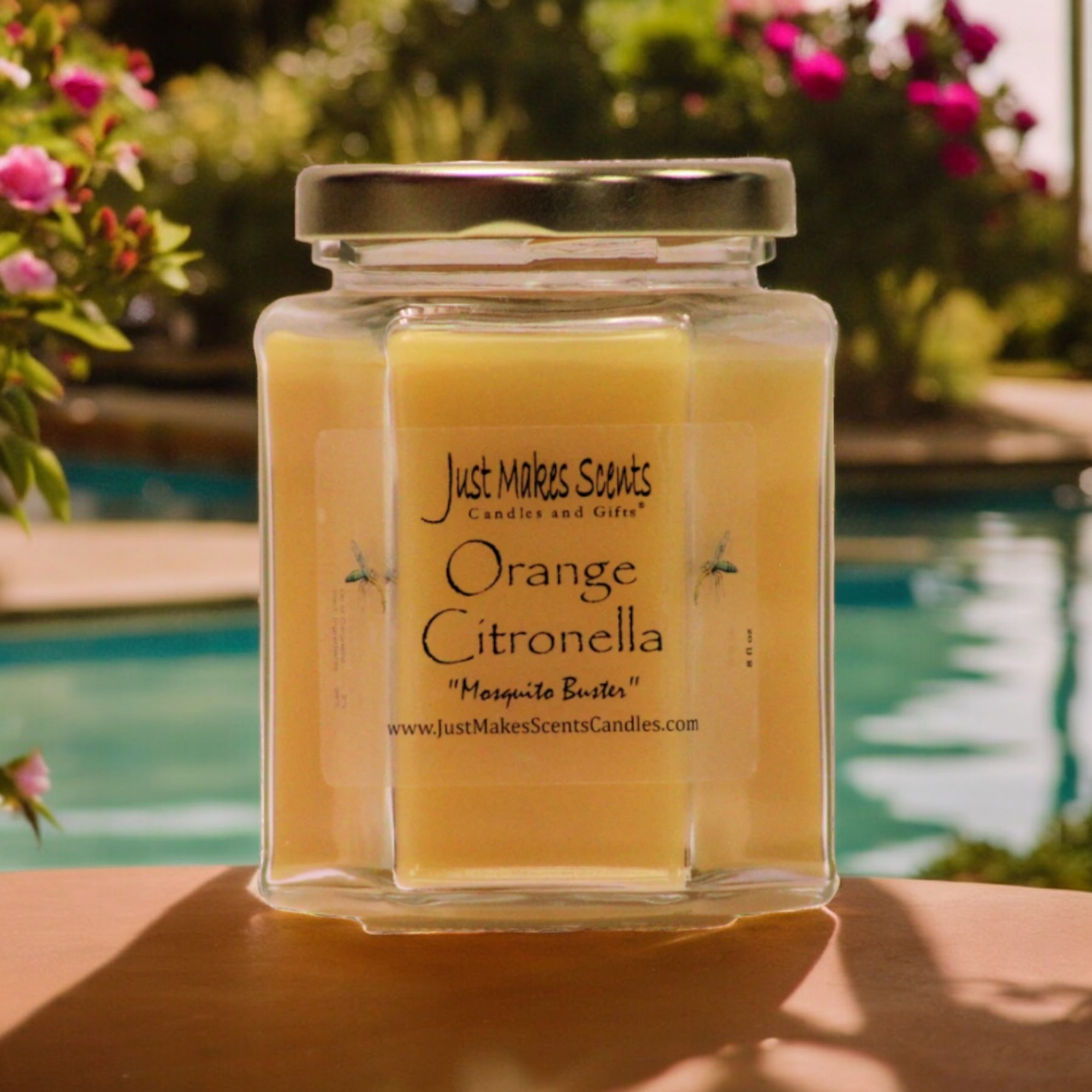 Orange Citronella Scented Candles for INDOOR Use