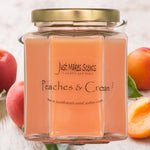 Peaches & Cream Scented Candle
