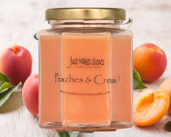 Peaches & Cream Scented Candle