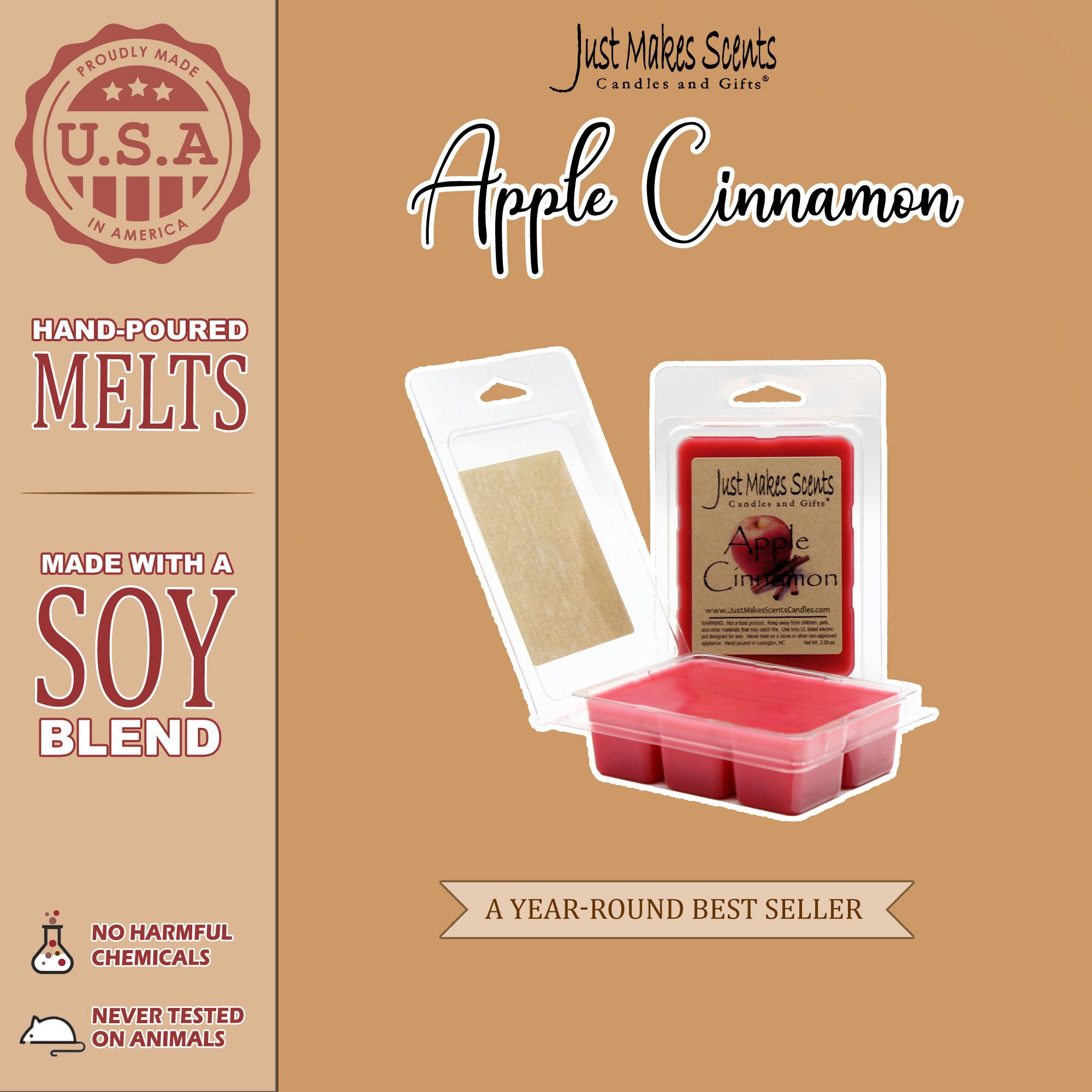 Apple Cinnamon Scented Wax Melts