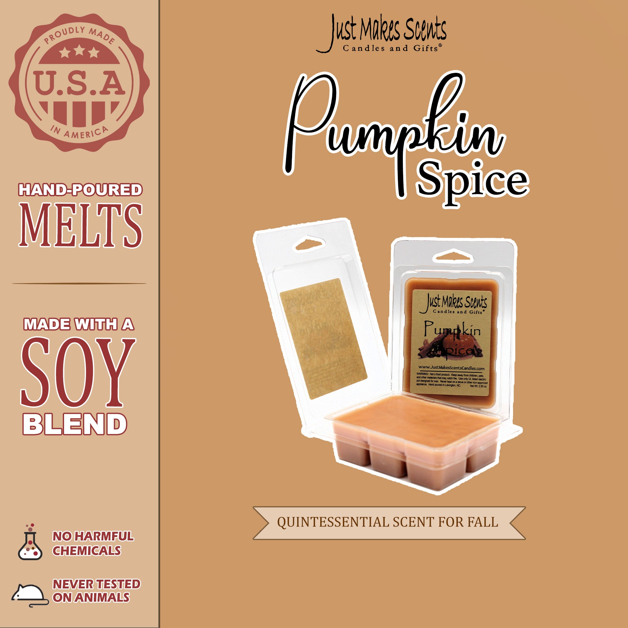 Pumpkin Spice Scented Wax Melts