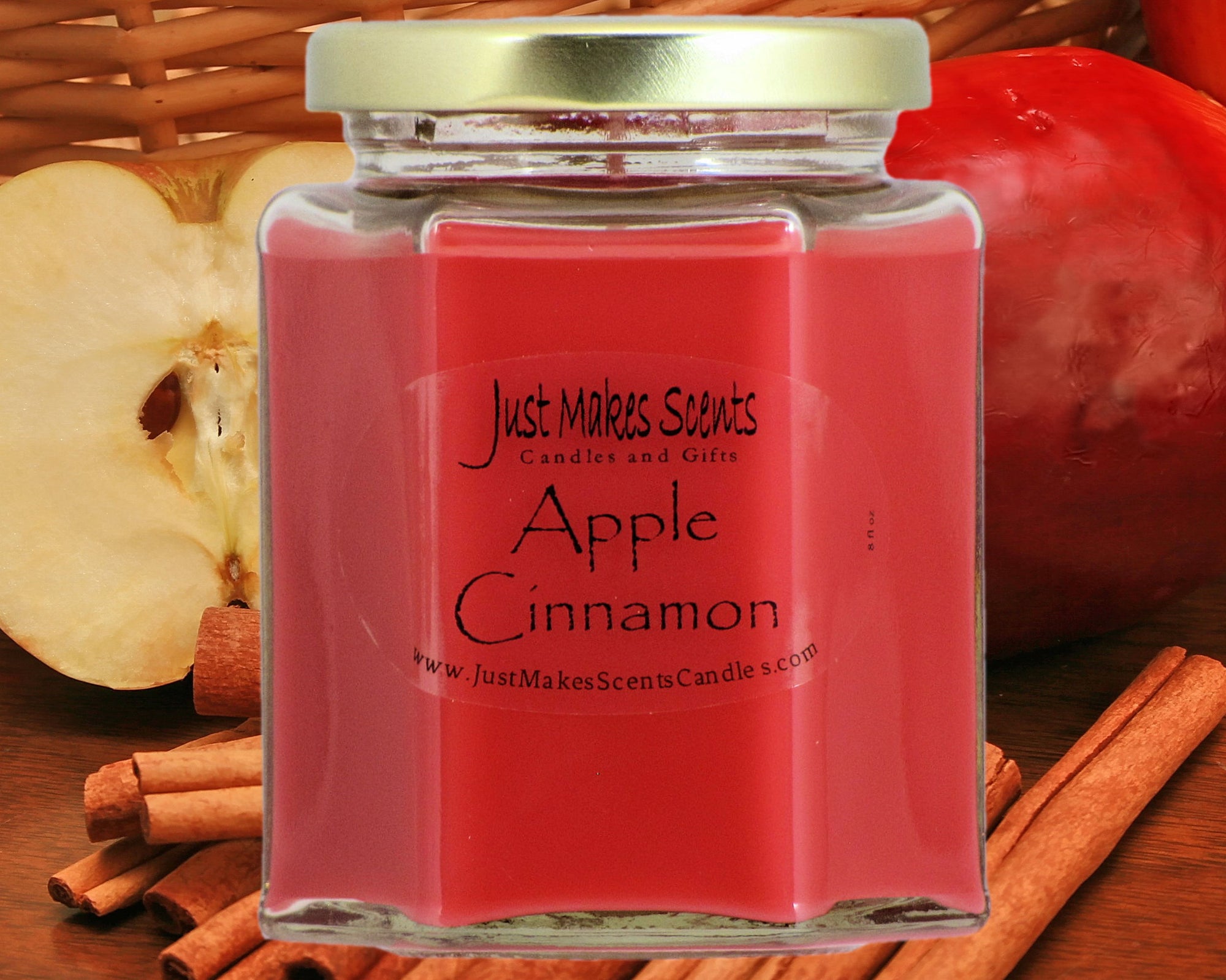 Apple Cinnamon Scented Candle