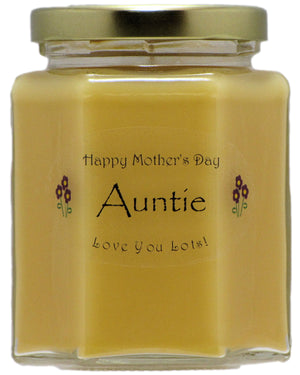 "Auntie" - Happy Mother's Day Candles