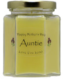 "Auntie" - Happy Mother's Day Candles