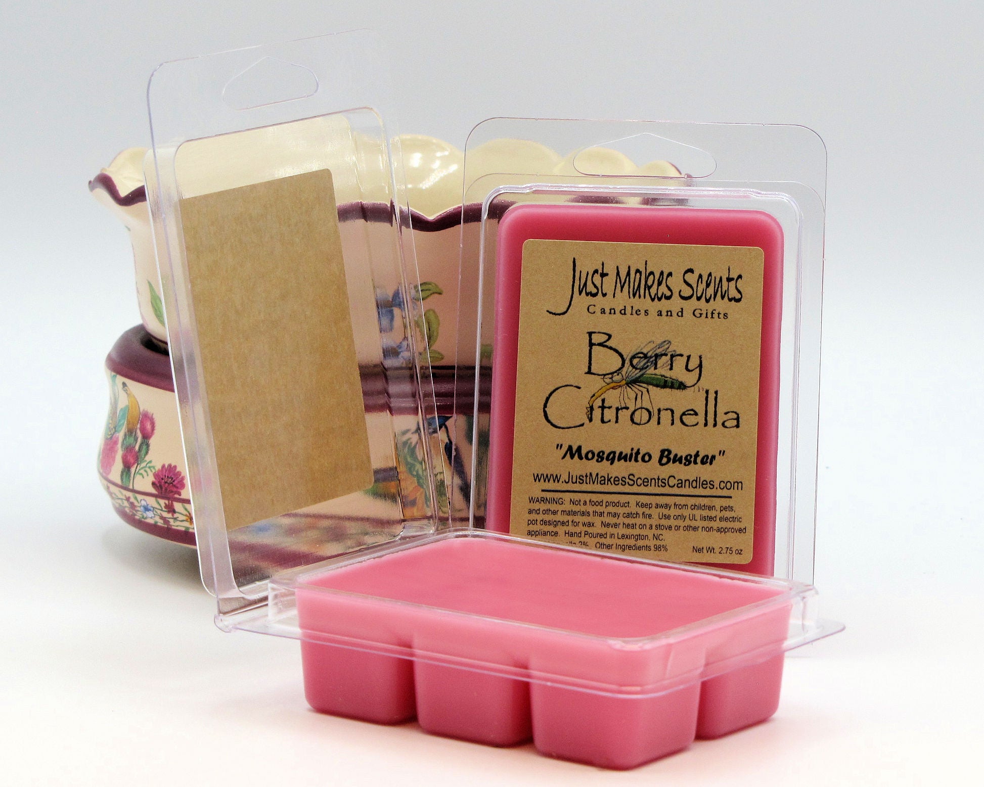 Berry Citronella Scented Wax Melts