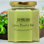 Citrus, Basil & Mint Scented Candle