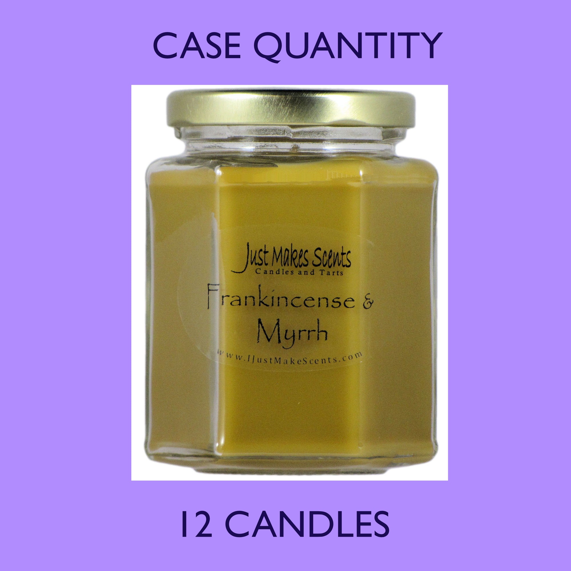 Frankincense & Myrrh Scented Candle - 8 oz