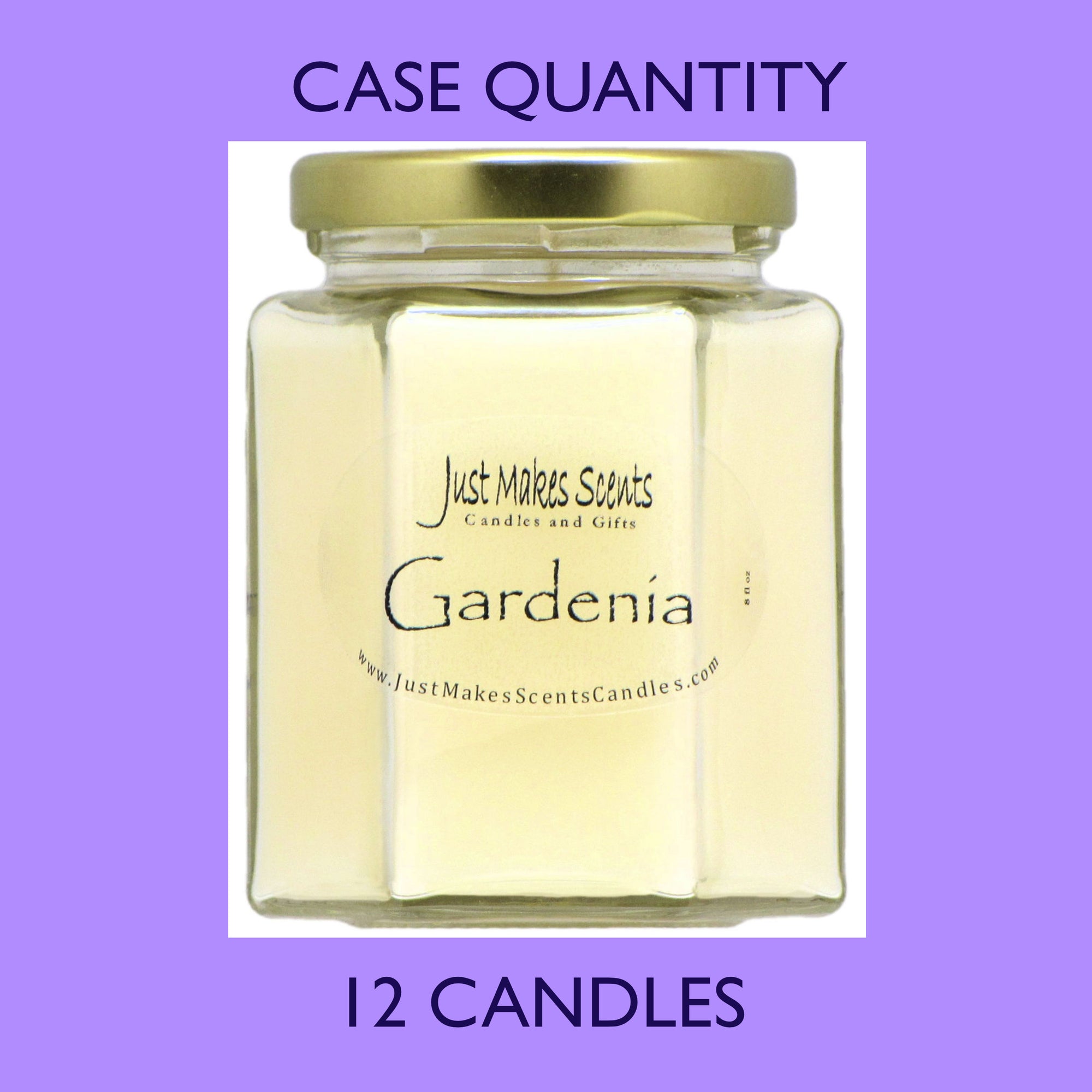 Gardenia Scented Candle - 8 oz