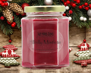 Hillbilly Mistletoe Candle