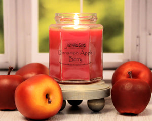 Cinnamon Apple Berry Scented Candle