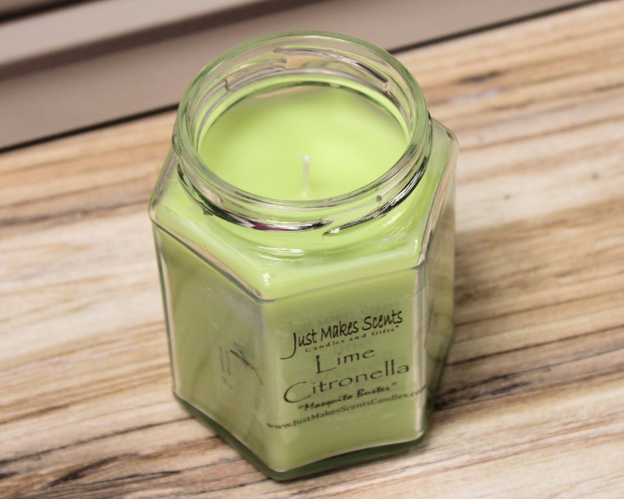 Lime Citronella Mosquito Repelling Candle (For INDOOR Use)