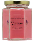 "Memaw" - Happy Mother's Day Candles