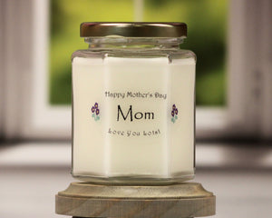 "Mom" - Happy Mother's Day Candles