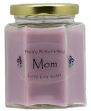 "Mom" - Happy Mother's Day Candles
